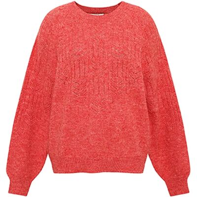 Sweter dziany MAVI dla kobiet - Wygodny, Regularny krój, Okrągły dekolt Sweter dziany MAVI dla kobiet - Wygodny, Regularny krój, Okrągły dekolt