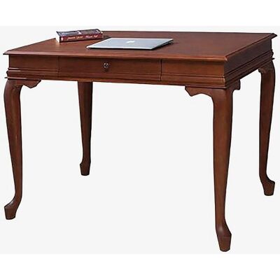 Hanah Home Harley Walnuss Massivholz-Schreibtisch - Schreibtisch Hanah Home Harley Walnuss Massivholz-Schreibtisch - Schreibtisch
