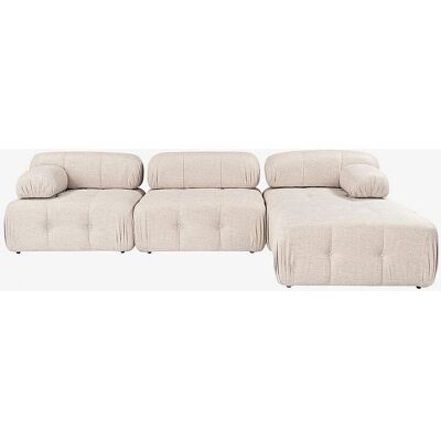 Hanah Home Puca Canapé d'Angle 4 Places - Marron - Canapé avec Chaise Longue - Publicité Hanah Home Puca Canapé d'Angle 4 Places - Marron - Canapé avec Chaise Longue - Publicité