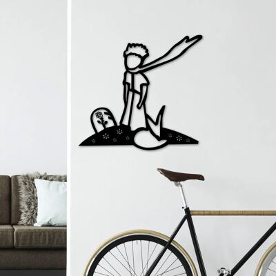 Wallity The Little Prince Metal Wall Decor - Decorative Accessory Wallity The Little Prince Metal Wall Decor - Decorative Accessory