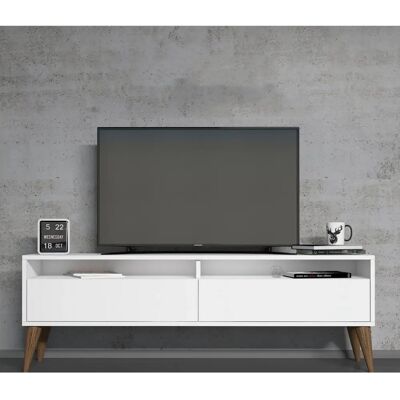 Hanah Home Weiße TV-Einheit Best 2 - TV Einheit Hanah Home Weiße TV-Einheit Best 2 - TV Einheit
