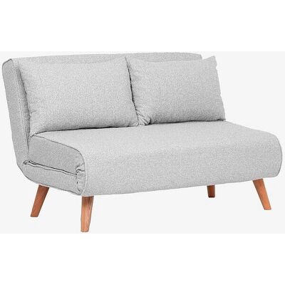 Hanah Home - 2-Sitzer Schlafsofa - Grau - Klappmechanismus Hanah Home - 2-Sitzer Schlafsofa - Grau - Klappmechanismus