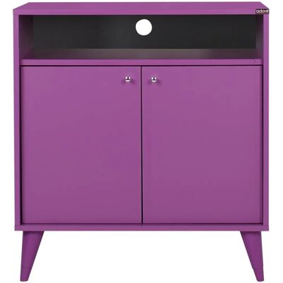 Hanah Home Mehrzweckschrank - Schrank, lila, 73x79x42cm - Schrank Hanah Home Mehrzweckschrank - Schrank, lila, 73x79x42cm - Schrank