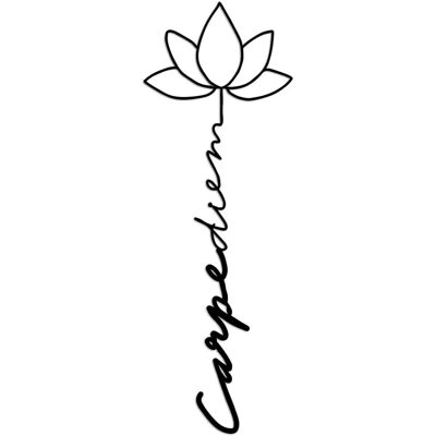 Wallity Carpe Diem - Dekoratives Metall-Wand-Accessoire Wallity Carpe Diem - Dekoratives Metall-Wand-Accessoire