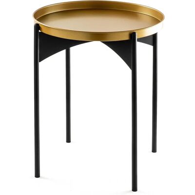 Hanah Home Couchtisch - Schwarz und Gold - Modernes Metall - Tisch Hanah Home Couchtisch - Schwarz und Gold - Modernes Metall - Tisch