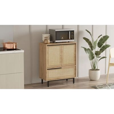 Homitis Olivia Küchenschrank - Braun - 74,8cm - 90,4cm - 35,5cm - Küchenschrank Homitis Olivia Küchenschrank - Braun - 74,8cm - 90,4cm - 35,5cm - Küchenschrank