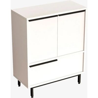 Homitis Olivia Weiße Küchenschrank - Melamin, 74,8cm breit Homitis Olivia Weiße Küchenschrank - Melamin, 74,8cm breit