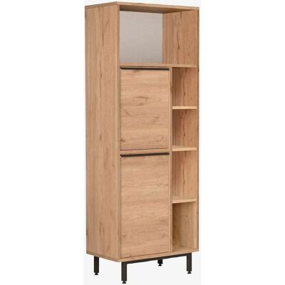 Cotecosy Badezimmer Schrank - 2 Türen, 5 Regale - H161,1 cm - Stauraum Cotecosy Badezimmer Schrank - 2 Türen, 5 Regale - H161,1 cm - Stauraum