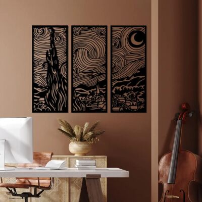 Decoración de Pared de Metal Vangogh - Wallity Decoración de Pared de Metal Vangogh - Wallity