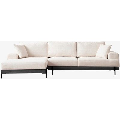 Homitis Tanny Left Hvid Hjørnesofa - Sofa med chaiselongue Homitis Tanny Left Hvid Hjørnesofa - Sofa med chaiselongue