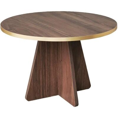 Mesa de centro Kailua 1818 Nogal + Dorado - Mesa de centro Mesa de centro Kailua 1818 Nogal + Dorado - Mesa de centro