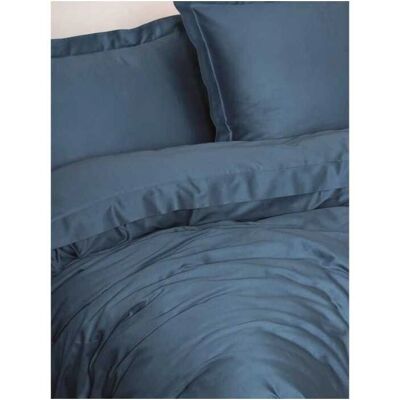 Unbekannt 129CTF24606 - Satin Baumwolle Bettwäsche-Set - Blau Unbekannt 129CTF24606 - Satin Baumwolle Bettwäsche-Set - Blau
