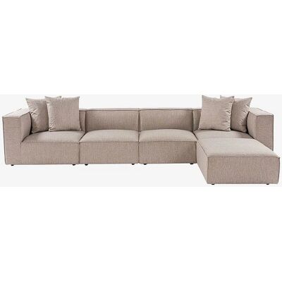 Homitis Beigefarbene Hjørnesofa - Snezzy - 4-Sitzer - Modernes Wohnzimmermöbel Homitis Beigefarbene Hjørnesofa - Snezzy - 4-Sitzer - Modernes Wohnzimmermöbel
