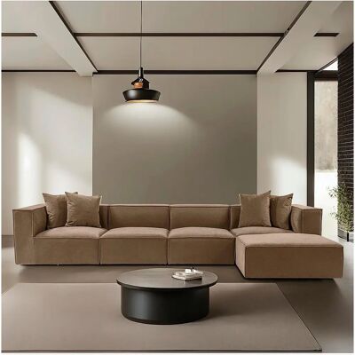 Homitis Snezzy Brune Hjørnesofa - Sofaer med chaiselong Homitis Snezzy Brune Hjørnesofa - Sofaer med chaiselong