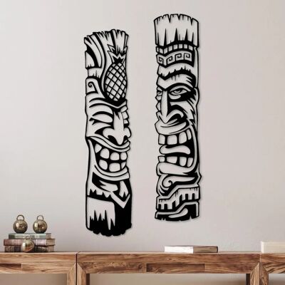 Wallity Tiki - Accessorio da parete in metallo Wallity Tiki - Accessorio da parete in metallo