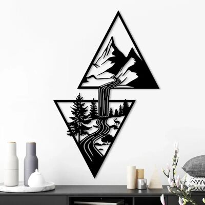 Accesorios decorativos de pared de metal Wallity Cassade - Decoración de paredes Accesorios decorativos de pared de metal Wallity Cassade - Decoración de paredes