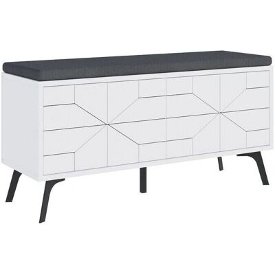 Hanah Home Schuhschrank Dune Bank - Weiß - Schuhschrank Hanah Home Schuhschrank Dune Bank - Weiß - Schuhschrank