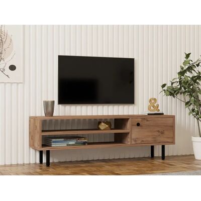 Hanah Home Meuble TV Avila - Pin Atlantique - Publicité Hanah Home Meuble TV Avila - Pin Atlantique - Publicité