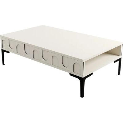 Hanah Home - Lyon - 105 x 60 x 32.6 cm - Melaminbeschichtet 18 mm - Couchtisch Hanah Home - Lyon - 105 x 60 x 32.6 cm - Melaminbeschichtet 18 mm - Couchtisch