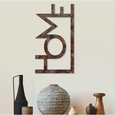 Wallity Accessorio da Parete in Metallo Arrugginito - Decorazione Murale Wallity Accessorio da Parete in Metallo Arrugginito - Decorazione Murale