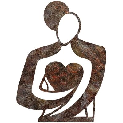 Wallity Rusty Cream Metal Wall Accessory - Wall Decor Wallity Rusty Cream Metal Wall Accessory - Wall Decor