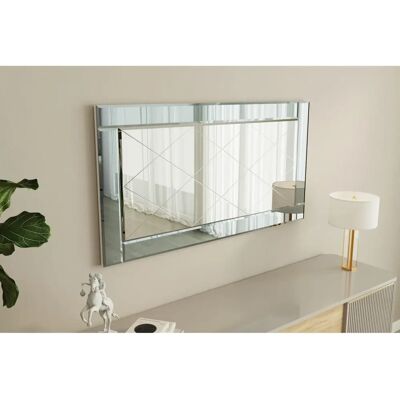 Hanah Home Pierre E 1 Weiß Silber Spiegel - Spiegel Hanah Home Pierre E 1 Weiß Silber Spiegel - Spiegel
