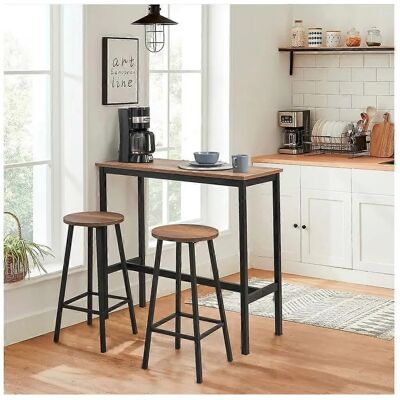 Hanah Home Mola 100 Bartisch - Schwarz - Bartisch Hanah Home Mola 100 Bartisch - Schwarz - Bartisch