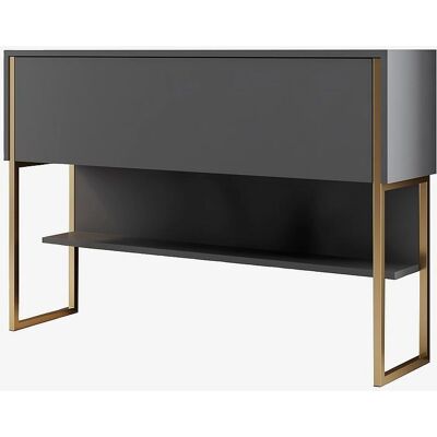 Hanah Home Luxus-Kommode - Gold, Anthrazit Hanah Home Luxus-Kommode - Gold, Anthrazit