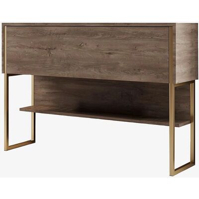 Hanah Home Luxus Gold-Walnuss Waschtisch - Möbel Hanah Home Luxus Gold-Walnuss Waschtisch - Möbel