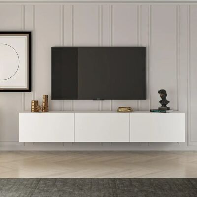 Hanah Home Witte TV-Bank - Modern, Duurzaam, Stijlvol Hanah Home Witte TV-Bank - Modern, Duurzaam, Stijlvol