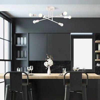 Opviq Model 177-AV Kremowy żyrandol - Żyrandol Opviq Model 177-AV Kremowy żyrandol - Żyrandol