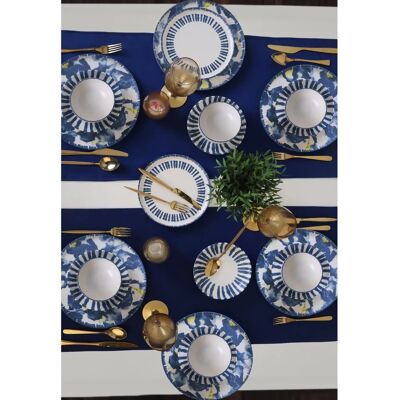 Hermia Emily Blau Geschirrset - 24 Teile Hermia Emily Blau Geschirrset - 24 Teile