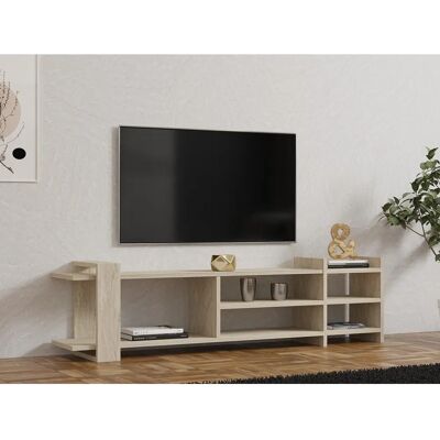 Hanah Home Zeyna Marmortisch für Fernseher - TV Möbel - 156x40x29,6cm Hanah Home Zeyna Marmortisch für Fernseher - TV Möbel - 156x40x29,6cm