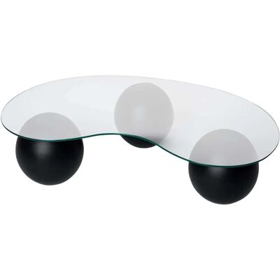 Table basse noire Homitis Sphere - 120x70x30 cm Table basse noire Homitis Sphere - 120x70x30 cm