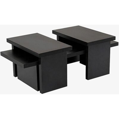 Hanah Home Sort Sofabord - Moderne Møbler til Stue Hanah Home Sort Sofabord - Moderne Møbler til Stue