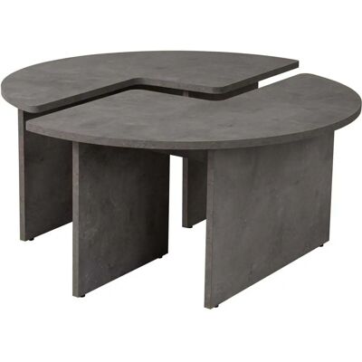 Hanah Home Moira Grauer Couchtisch - Coffee Table Hanah Home Moira Grauer Couchtisch - Coffee Table