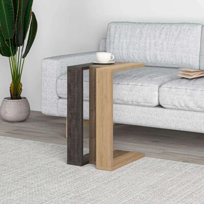 Hanah Home Muju Beistelltisch - Dunkel Kaffee - Hiit - Saphireiche - Beistelltisch Hanah Home Muju Beistelltisch - Dunkel Kaffee - Hiit - Saphireiche - Beistelltisch