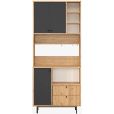 Homitis Cassia Grau Küchenschrank - Moderner, Wandmontage Homitis Cassia Grau Küchenschrank - Moderner, Wandmontage