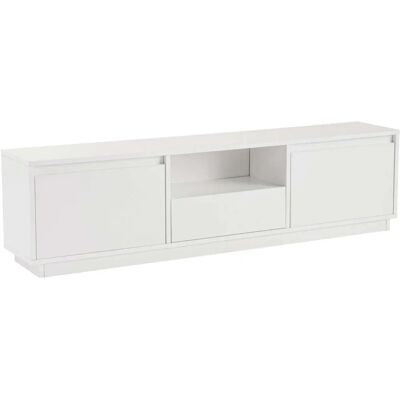 Meuble TV Vanguard - Blanc naturel - Publicité Meuble TV Vanguard - Blanc naturel - Publicité