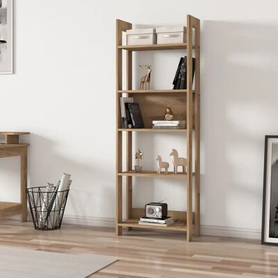 Hanah Home Bogreol - Braun - Bücherregal - Möbel für die Heimaufbewahrung Hanah Home Bogreol - Braun - Bücherregal - Möbel für die Heimaufbewahrung