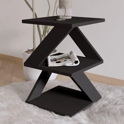 Hanah Home Albeni Beistelltisch - Schwarz, Eiche Hanah Home Albeni Beistelltisch - Schwarz, Eiche