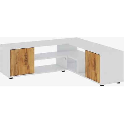 Hanah Home Support TV Rose - Blanc - Meubles TV et médias - Homeroom - Publicité Hanah Home Support TV Rose - Blanc - Meubles TV et médias - Homeroom - Publicité