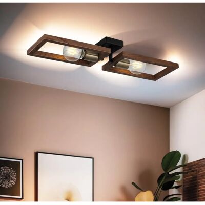 Lampadario Opviq Era - Decorazione in Metallo e Legno - Lampadario Lampadario Opviq Era - Decorazione in Metallo e Legno - Lampadario