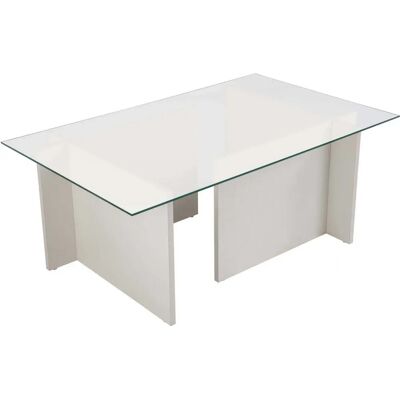 Hanah Home Vetrino Weißer Couchtisch - Holz Hanah Home Vetrino Weißer Couchtisch - Holz