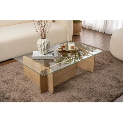Hanah Home Flavio Honig Eichen Couchtisch - Couchtisch Hanah Home Flavio Honig Eichen Couchtisch - Couchtisch