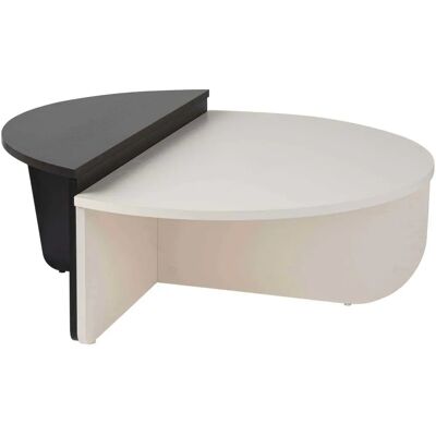 Hanah Home Orion Couchtisch - Weiß und Schwarz - Couchtisch Hanah Home Orion Couchtisch - Weiß und Schwarz - Couchtisch