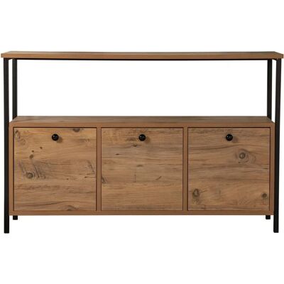 Hanah Home Konsole Solace - Atlantische Kiefer, Schwarz - Konsole Hanah Home Konsole Solace - Atlantische Kiefer, Schwarz - Konsole
