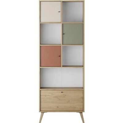 Kalune Design, Mehrfarbiges Regal - 180cm - Moderner Stil Kalune Design, Mehrfarbiges Regal - 180cm - Moderner Stil