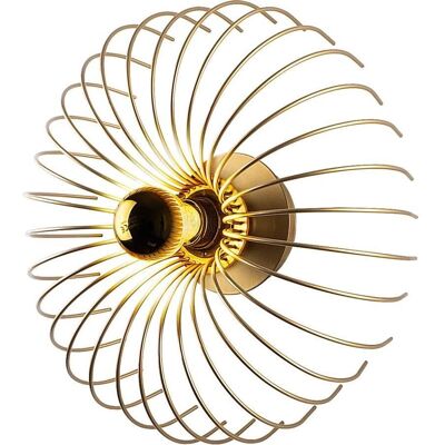 Opviq - Karsortel - Gold - 36x12x36cm - Wandleuchte Opviq - Karsortel - Gold - 36x12x36cm - Wandleuchte