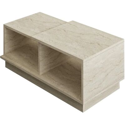 Homitis Consept Travertine Look - Table Basse - Publicité Homitis Consept Travertine Look - Table Basse - Publicité